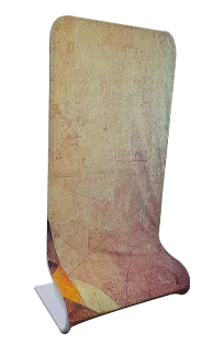 L-shape standee