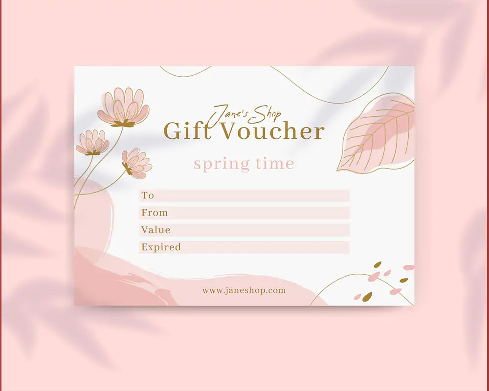 gift voucher printing
