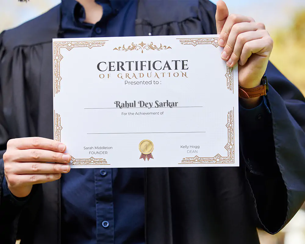 certificate printing