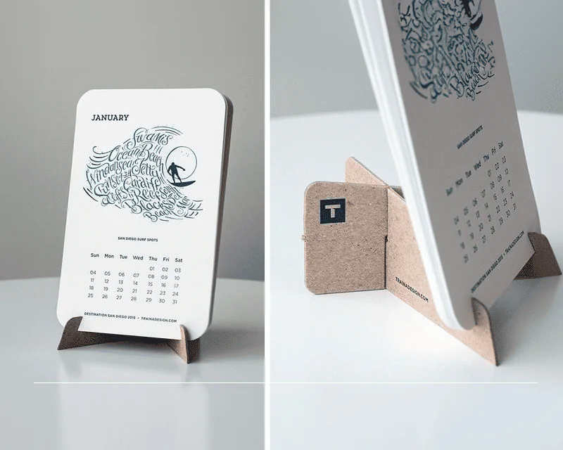 Multicolor Pocket Calendars