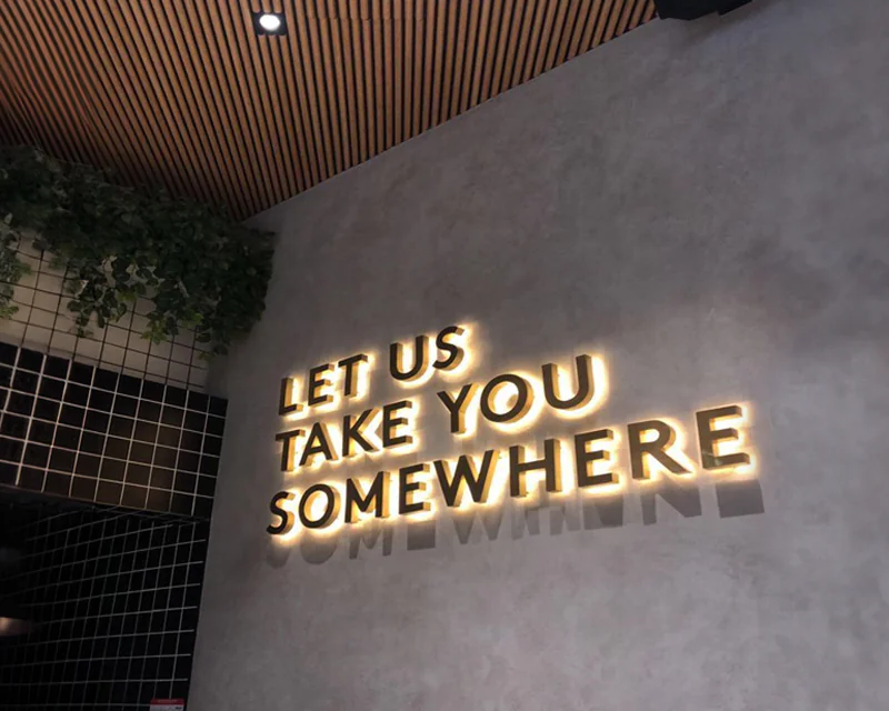 Restaurant Led Name Board