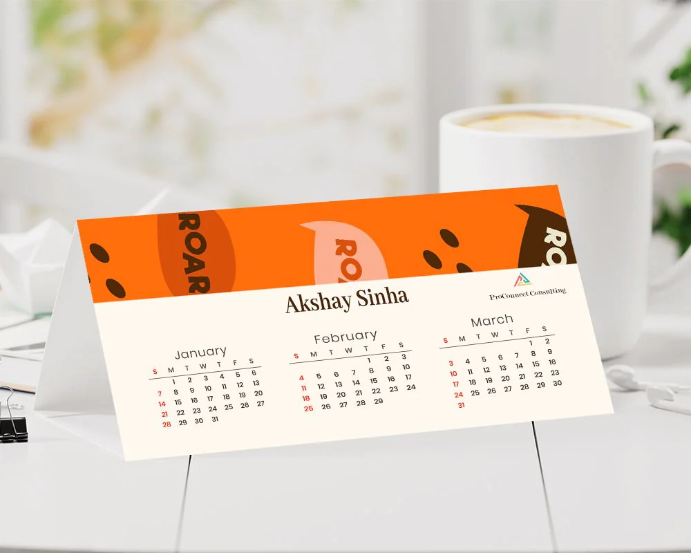 Desk Calendar Printing