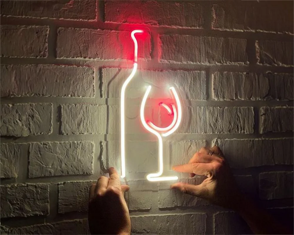 Neon Light Sign Board