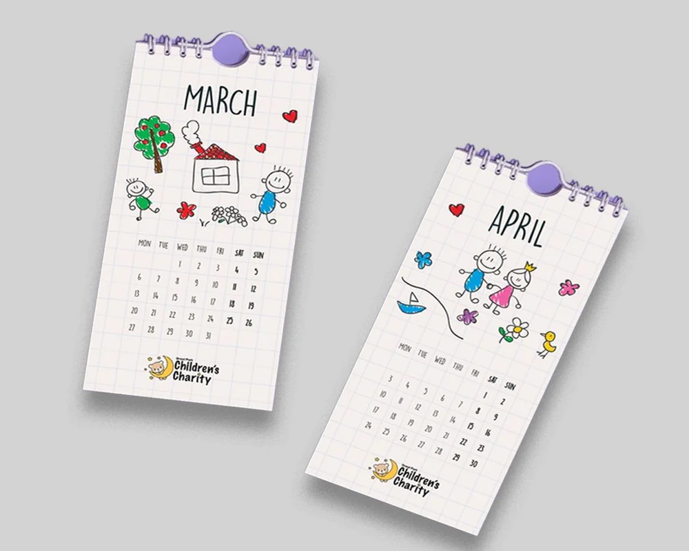 Tabletop Calendar Printing