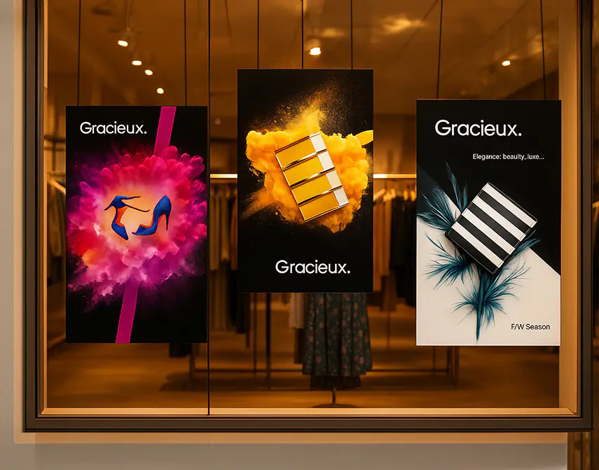 Double Side Window Display Series