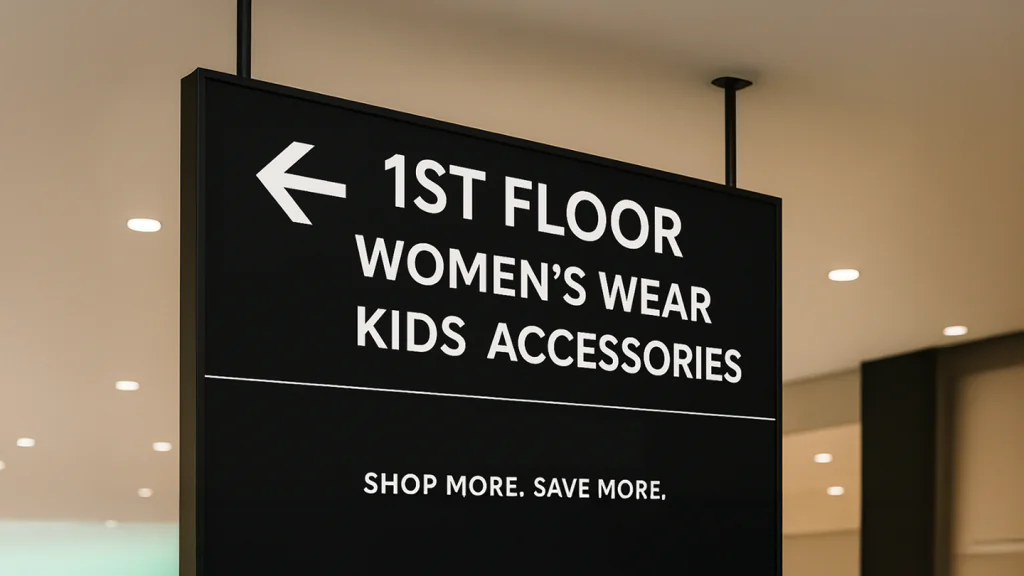Digital Retail Signage
