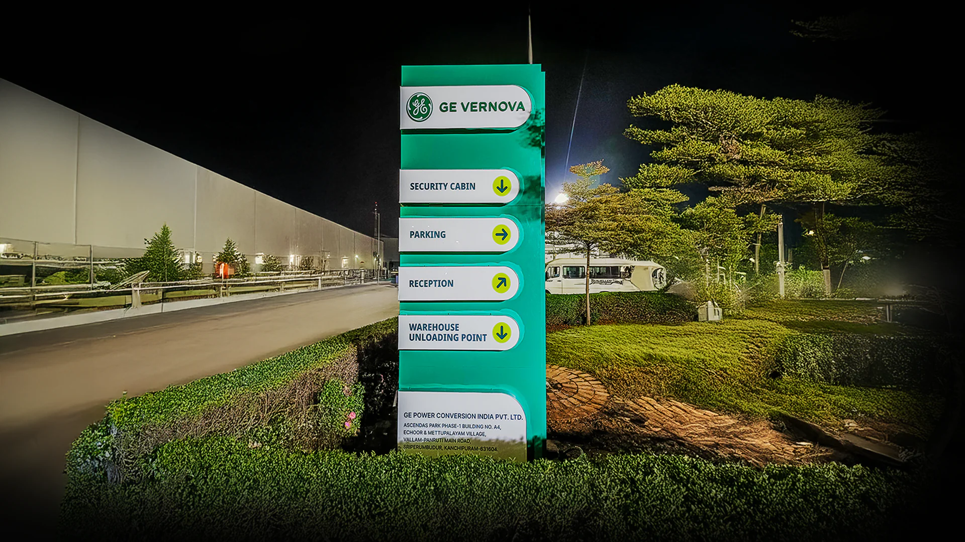 GE Vernova Sign Printing