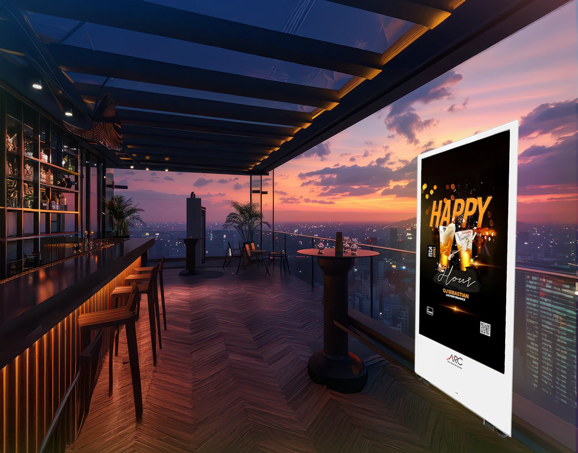 Outdoor Double Sided Display