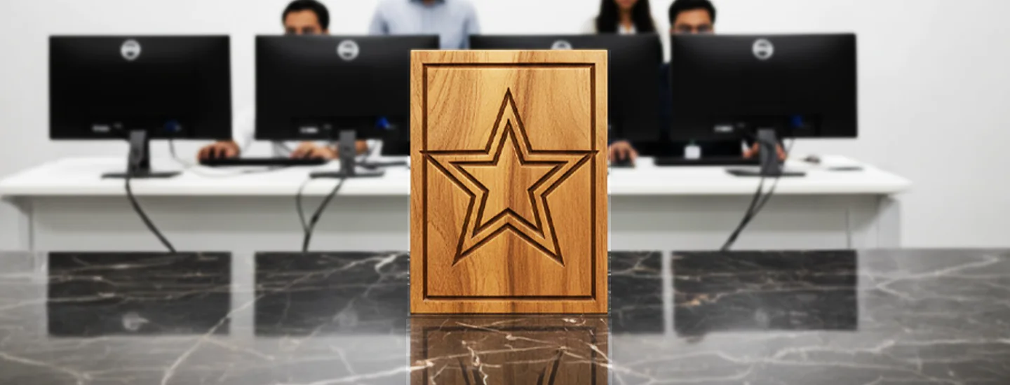 CNC Wood Carvings Trophies