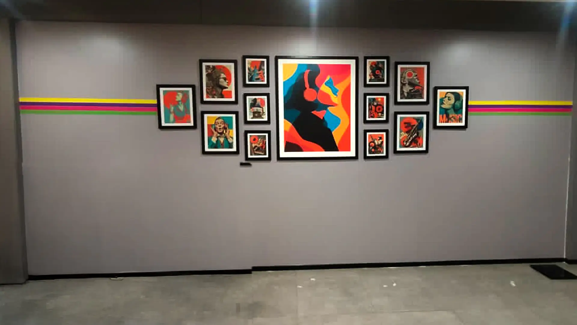 Custom 3D wall branding