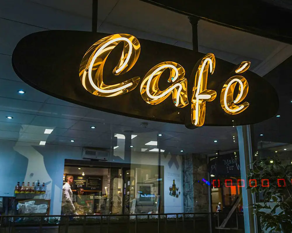 Cafe Name Board