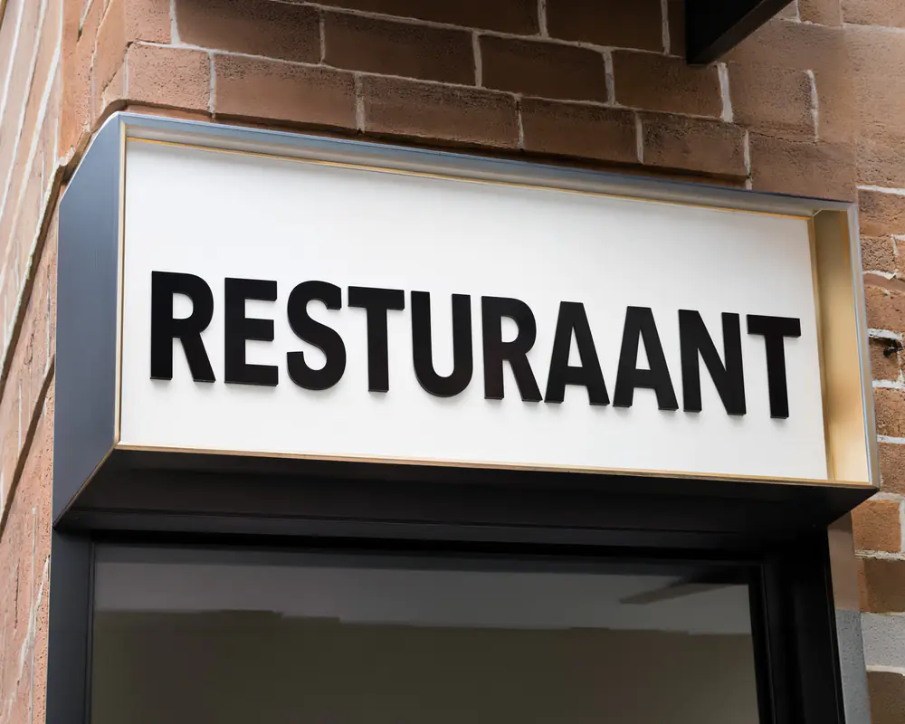 Restaurant Name Board